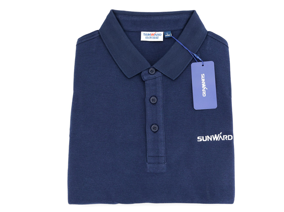 Sommer tynd, iskølende, kortærmet poloshirt 205 g isionfiber
